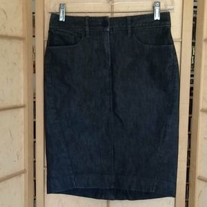 Kenneth Cole black jean skirt
